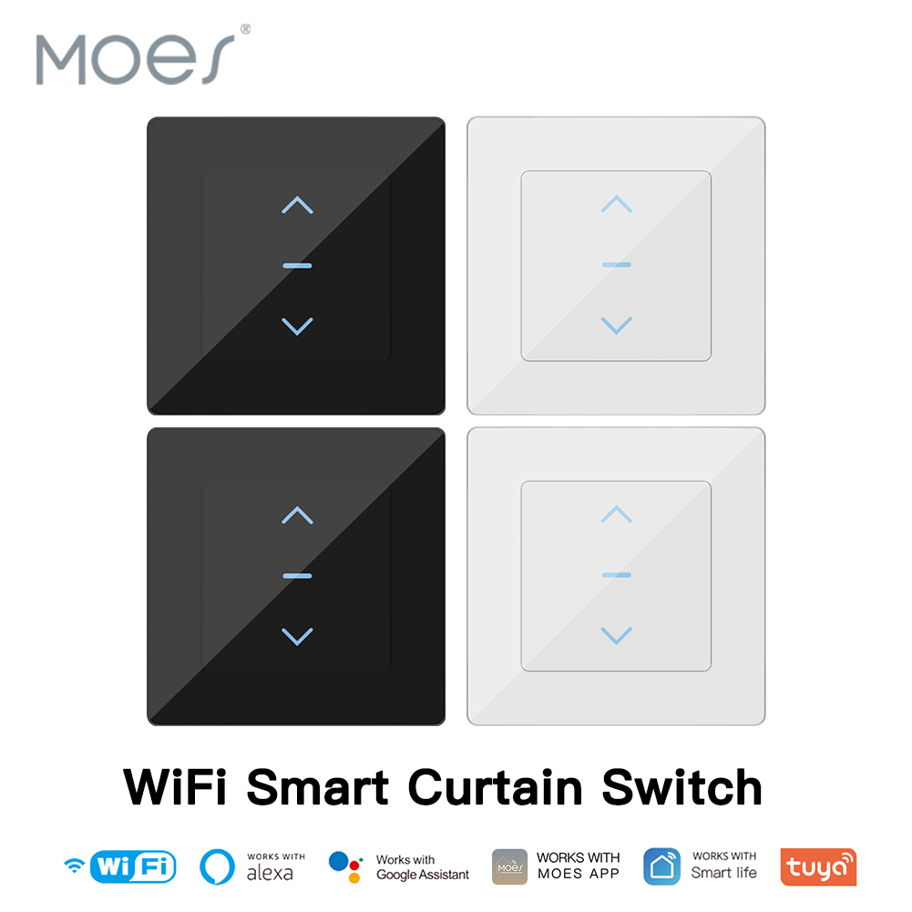 Motorized Curtain Track Wifi - Yeni WiFi akıllı perde anahtarı dokunmatik