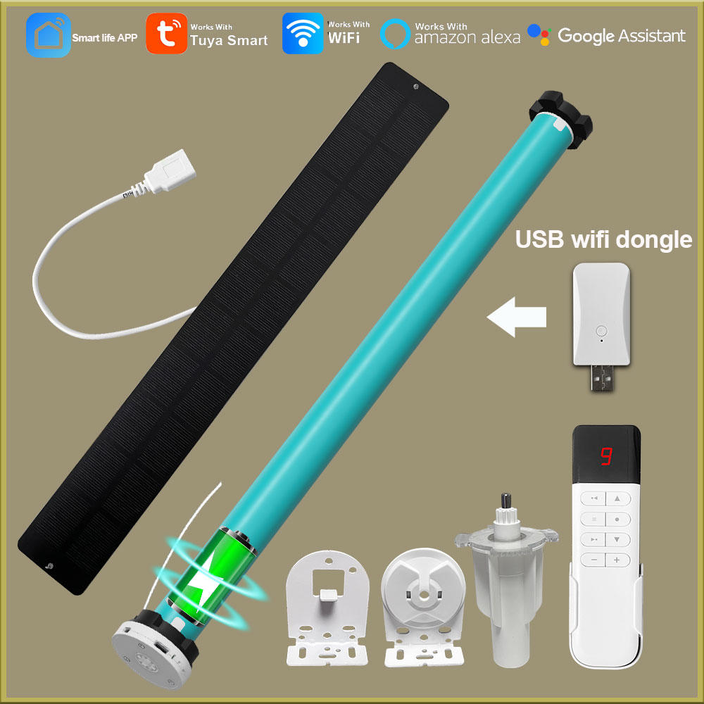 Motorized Curtain Track Wifi - Tuya WiFi pil stor perde Motor