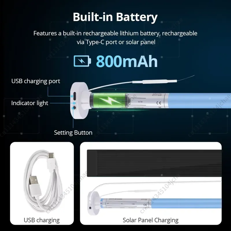 Electric Blind Motor Rechargeable - EE Zigbee Şarj Edilebilir Rulo Perde
