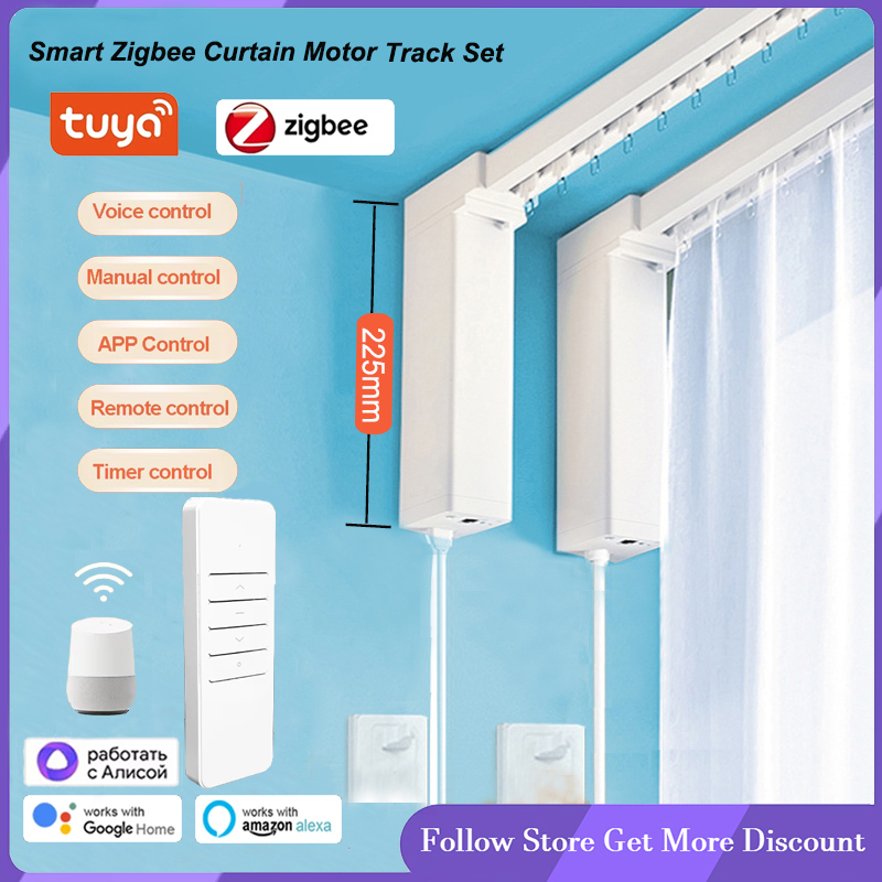 Motorized Curtain Rail Alexa Google - Tuya Zigbee Elektrikli Akıllı Perde Motoru