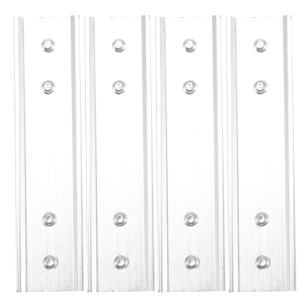 Curtain Track Ceiling Mount Aluminum - 4 Adet Yüksek Kaliteli Perde Rayı