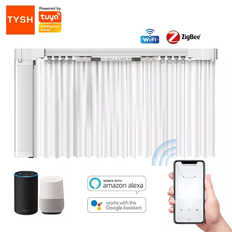 Motorized Curtain Track Wifi - TYSH Google Alexa Kontrollü Otomatik Motorlu