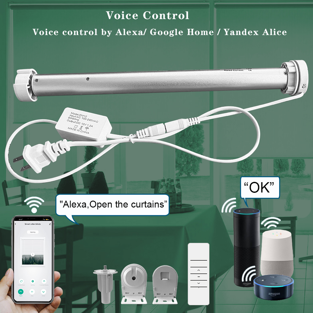 Smart Curtain Motor Tuya App - Tuya Wifi Panjur Motoru Otomatik Perde