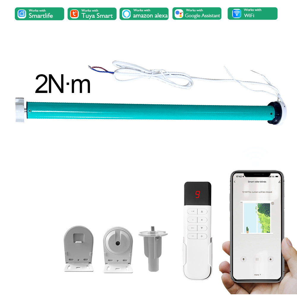 Motorized Roller Blind Wifi - 2N·m Tuya Wifi Kablolu Elektrikli Stor