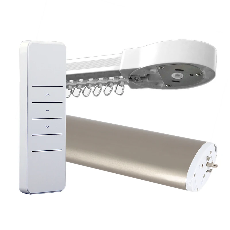 Motorized Curtain Track Wifi - Kablosuz, Kablolu Kontrollü, Otomatik, Motorlu Elektrikli
