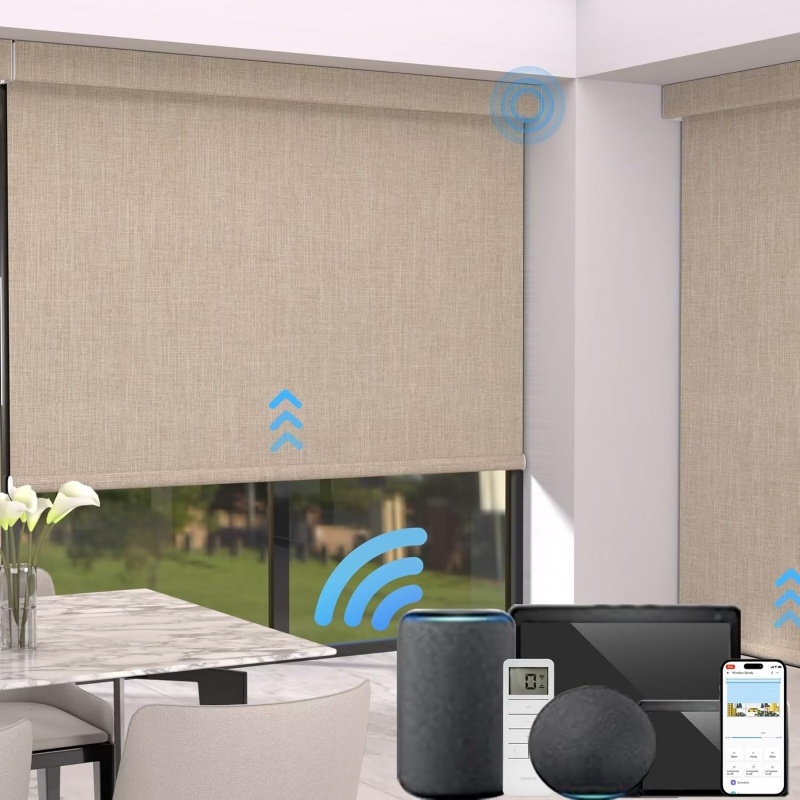 Motorized Vertical Blind - 2026 Özel Tasarım Kumaş Kaplı Siri