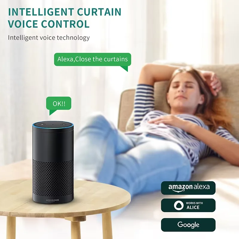 Tuya Zigbee Elektrikli Akıllı  - Motorized Curtain Rail Alexa Google incelemesi ve fiyatı