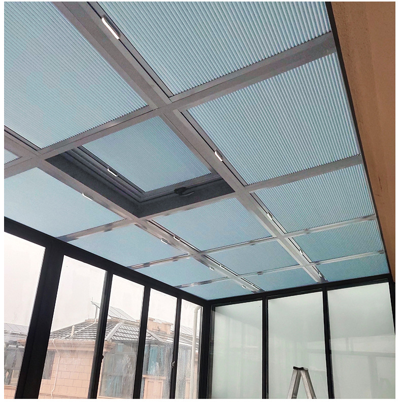 Üstten Aşağıya ve Alttan Yukar - Motorized Skylight Blind incelemesi ve fiyatı