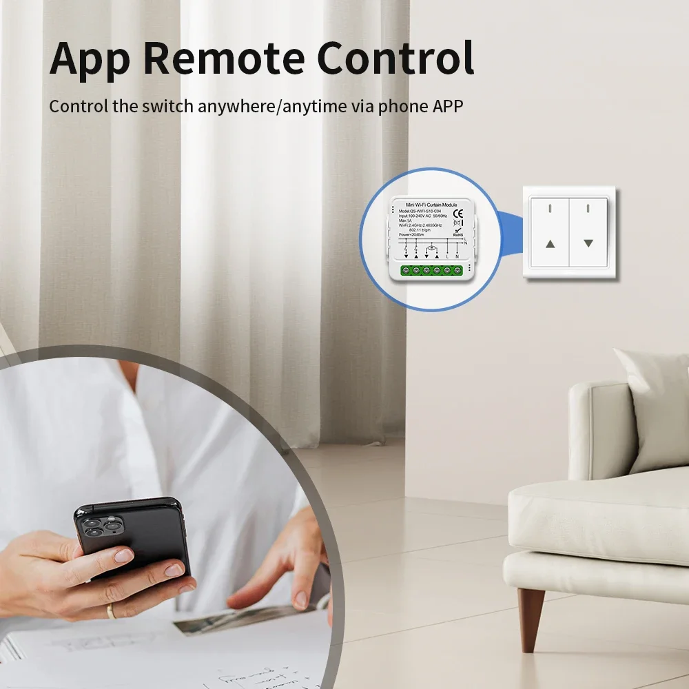 TNCE Tuya Anahtarlı Işık Perde - Smart Curtain Motor Tuya App incelemesi ve fiyatı