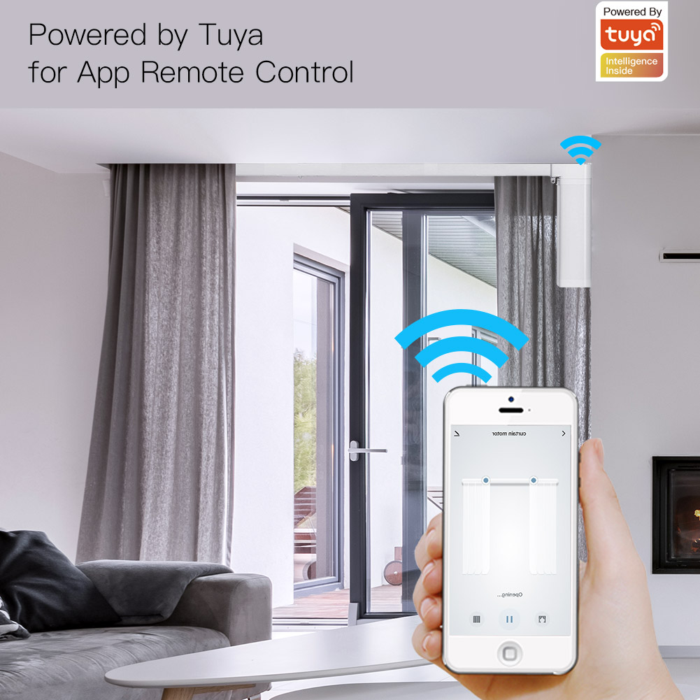 MOES Tuya WiFi Kendin Yap Bağl - Motorized Curtain Track Wifi incelemesi ve fiyatı