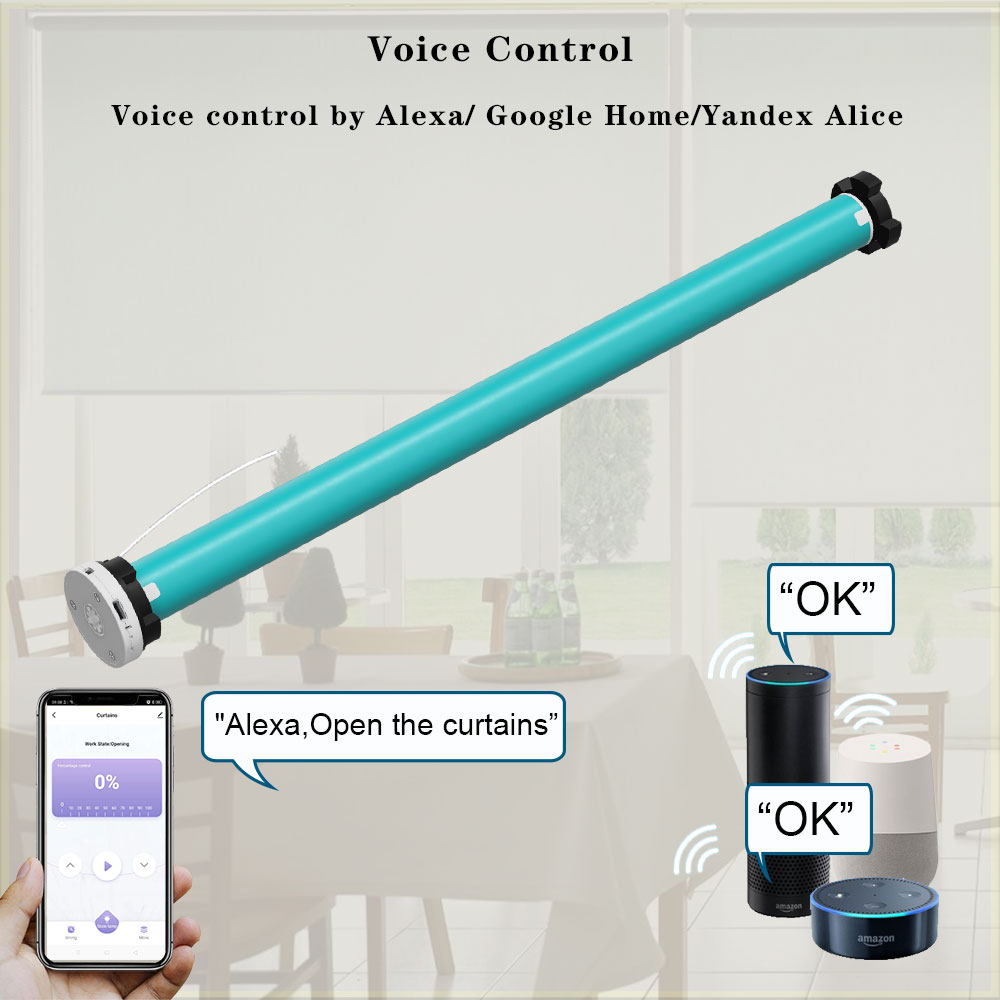 Tuya WiFi pil stor perde Motor - Motorized Curtain Track Wifi incelemesi ve fiyatı