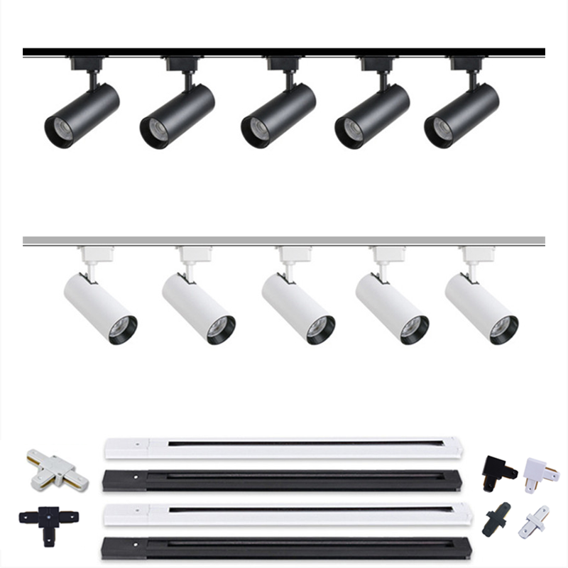 10W 20W 30W 40W LED ray lambas - Curtain Track Ceiling Mount Aluminum incelemesi ve fiyatı