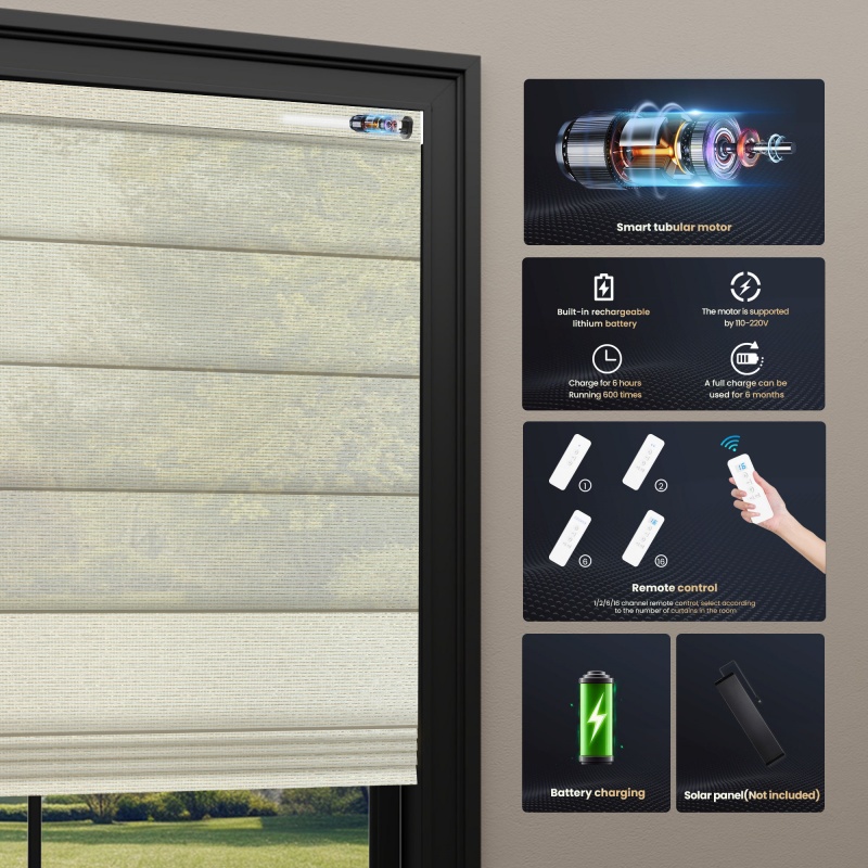 Özelleştirilebilir Perdeler Iş - Electric Blind Motor Rechargeable incelemesi ve fiyatı