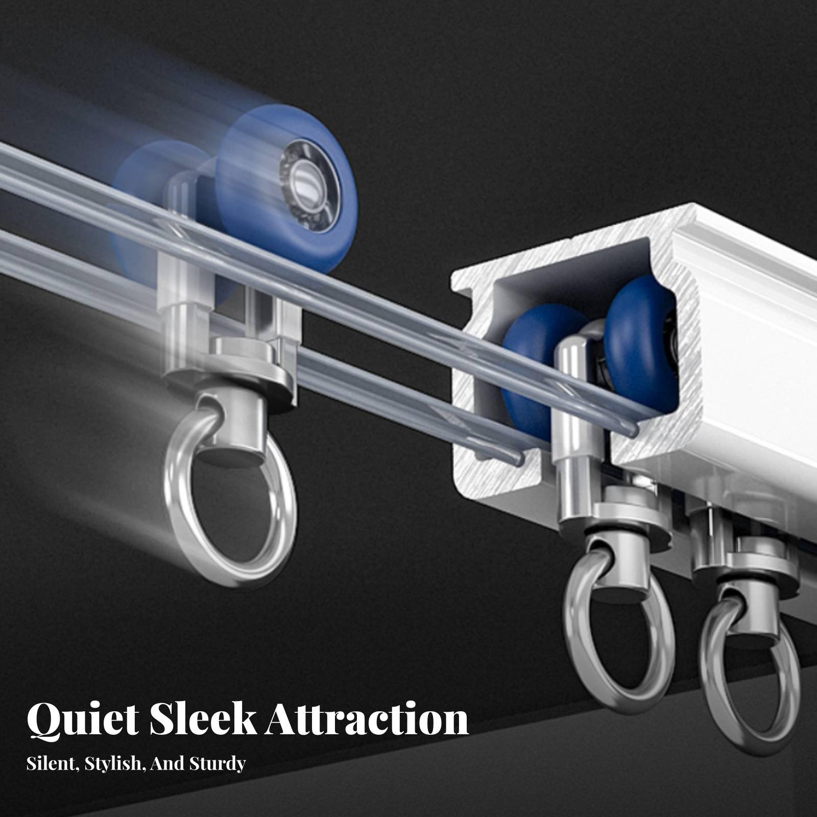 Sessiz Çalışan, Ağır Hizmet Ti - Curtain Track Ceiling Mount Aluminum incelemesi ve fiyatı