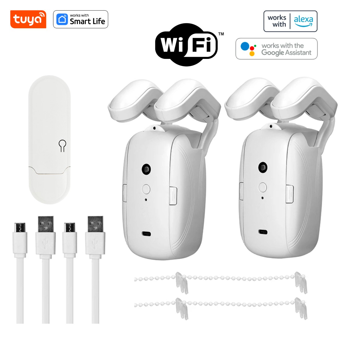 1/2 ADET Tuya Akıllı WiFi Perd - Smart Curtain Robot Pusher incelemesi ve fiyatı