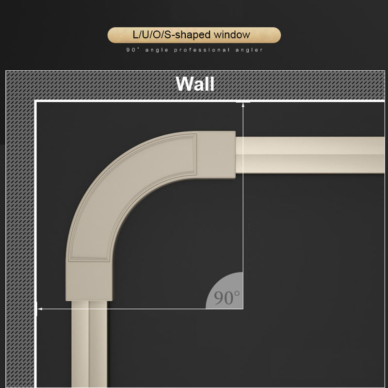 2.6mm kalınlaşmış perde parça  - Curtain Track Ceiling Mount Aluminum incelemesi ve fiyatı