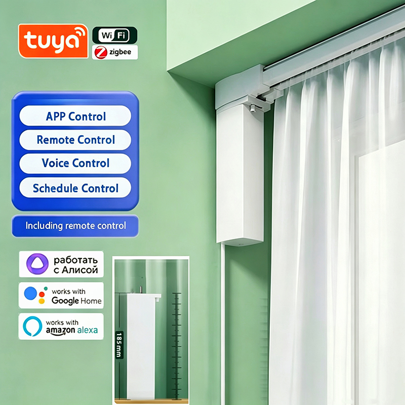 Tuya Mini5 Zigbee WiFi Elektri - Motorized Curtain Track Wifi incelemesi ve fiyatı