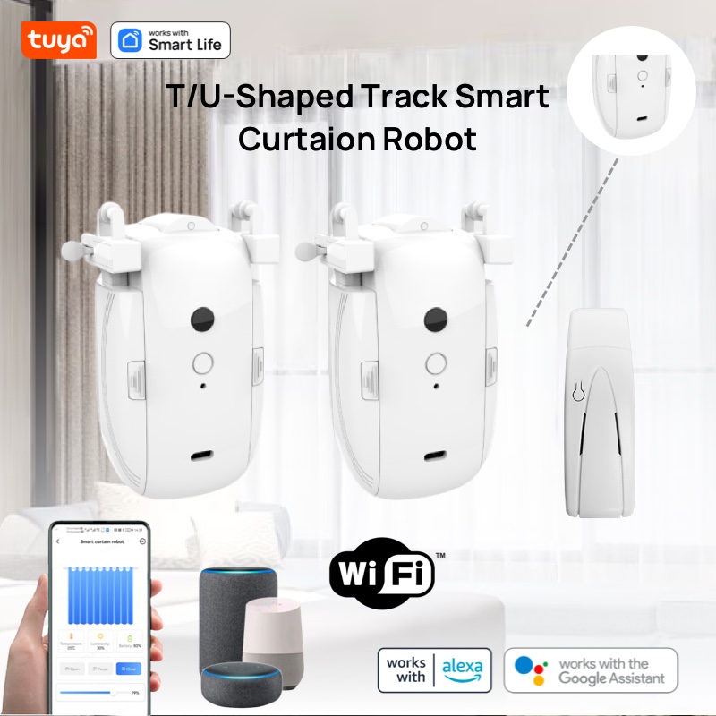 Tuya Akıllı WiFi Perde Robotu  - Smart Curtain Robot Pusher incelemesi ve fiyatı