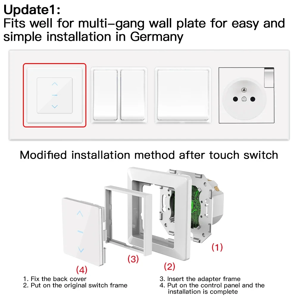 MOES Touch Design WiFi Akıllı  - Motorized Curtain Track Wifi incelemesi ve fiyatı