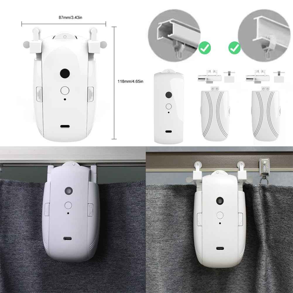 Akıllı Perde Robotu T/U Raylı  - Smart Curtain Robot Pusher incelemesi ve fiyatı