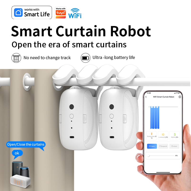 2 adet Wi-Fi Akıllı Perde Robo - Smart Curtain Robot Pusher incelemesi ve fiyatı