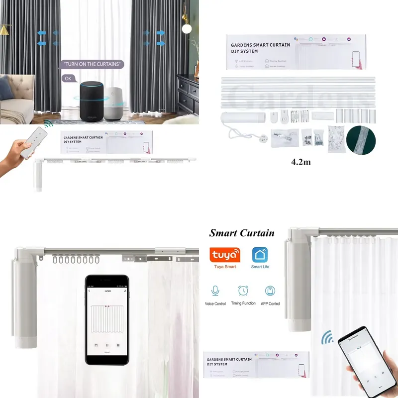 Bahçeler Wifi Elektrikli Perde - Motorized Curtain Track Wifi incelemesi ve fiyatı