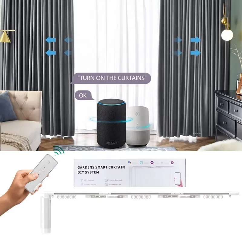 Bahçeler Wifi Elektrikli Perde - Motorized Curtain Track Wifi incelemesi ve fiyatı