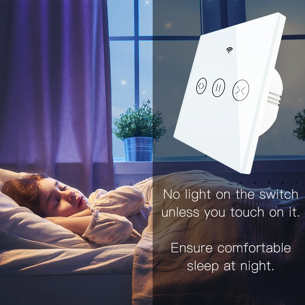 MOES WiFi akıllı perde kör ana - Motorized Curtain Track Wifi incelemesi ve fiyatı