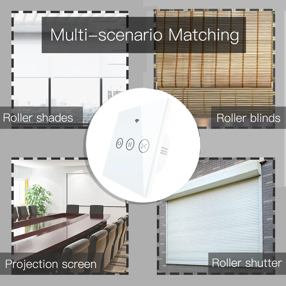 MOES WiFi akıllı perde kör ana - Motorized Curtain Track Wifi incelemesi ve fiyatı
