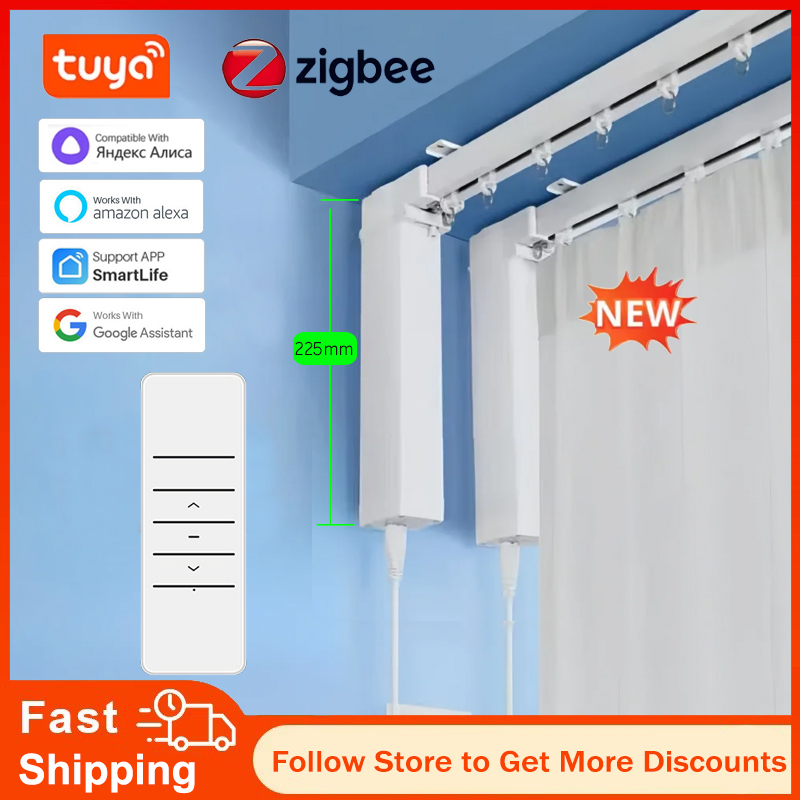 Elektrikli Motorlu Perde Rayı  - Motorized Curtain Rail Alexa Google incelemesi ve fiyatı