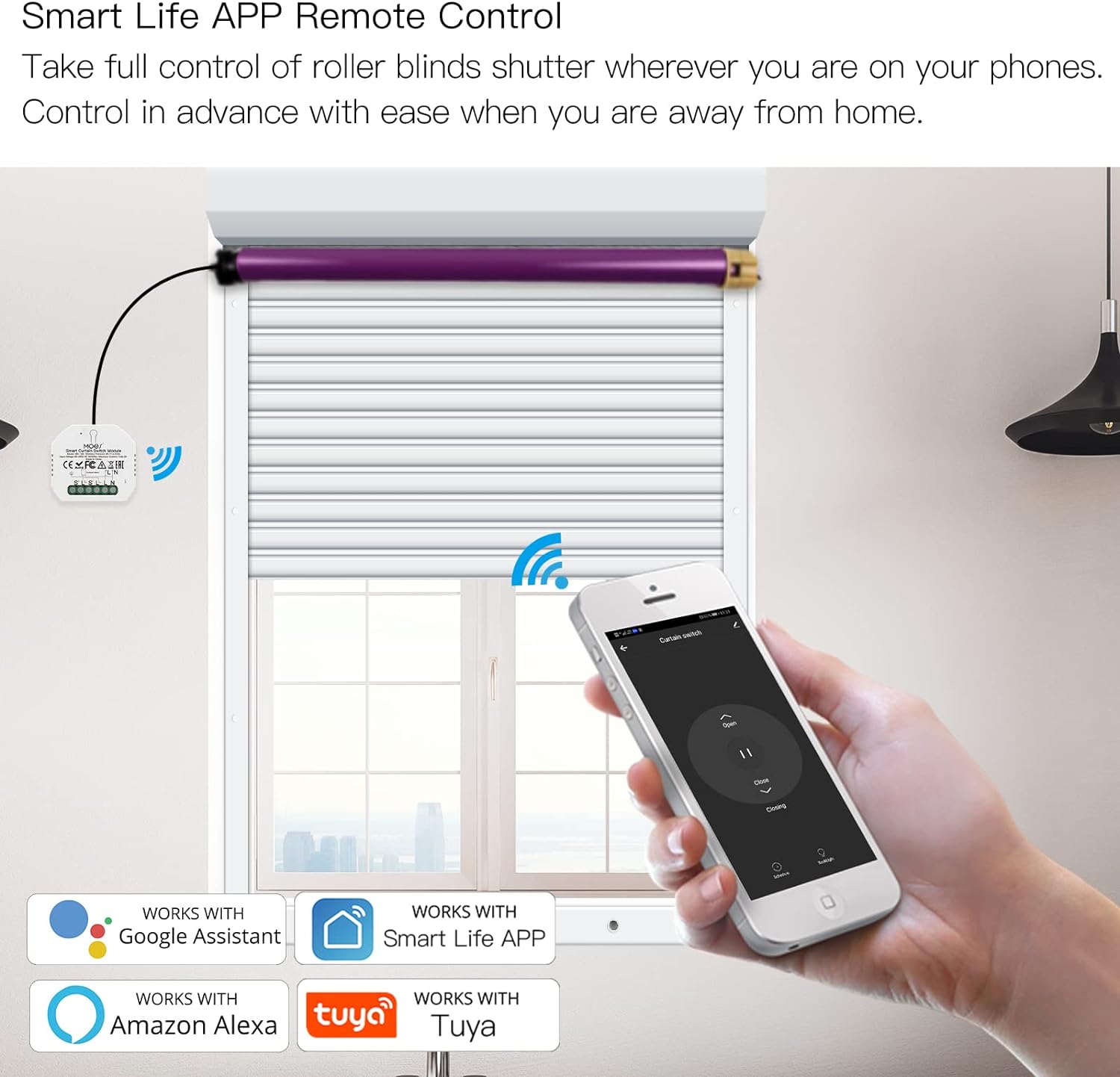 Tuya WiFi Zigbee3.0 Akıllı Per - Smart Curtain Motor Tuya App incelemesi ve fiyatı