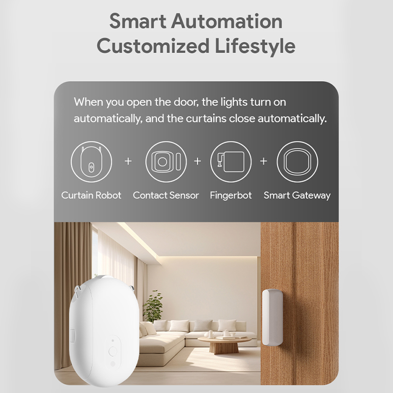 HIMOJO Akıllı Zigbee Perde Mot - Smart Curtain Robot Pusher incelemesi ve fiyatı