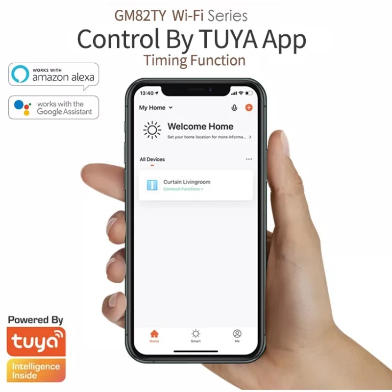 Toptan Elektrikli Wifi Akıllı  - Motorized Curtain Track Wifi incelemesi ve fiyatı