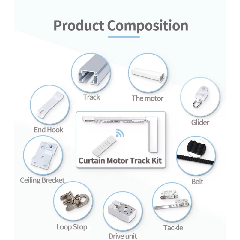 Toptan Elektrikli Wifi Akıllı  - Motorized Curtain Track Wifi incelemesi ve fiyatı