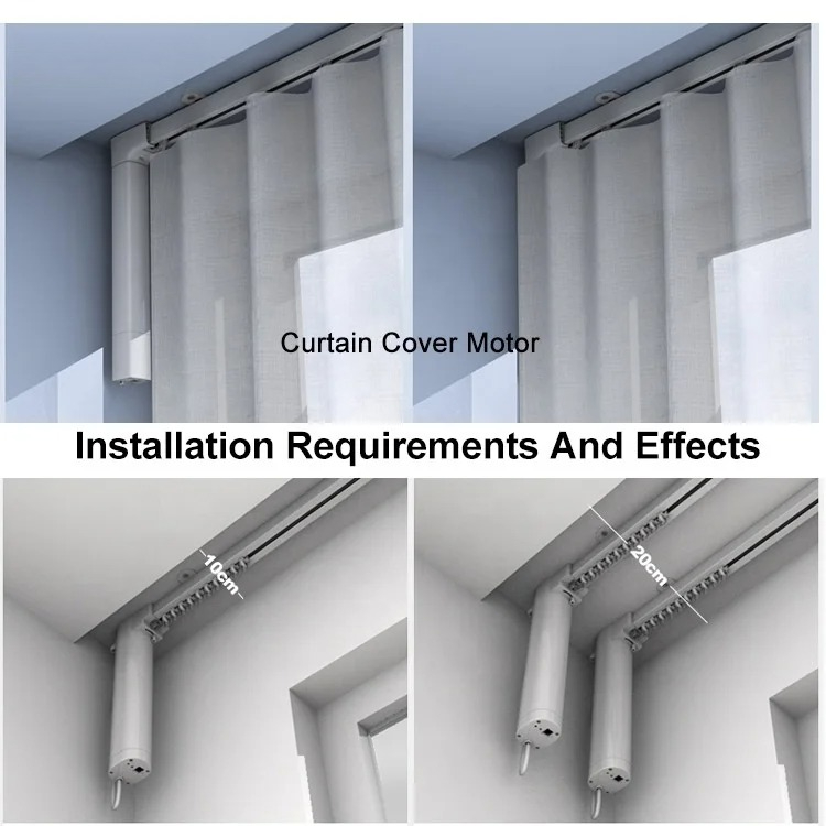 Akıllı WiFi Uzaktan Kumandalı  - Motorized Curtain Track Wifi incelemesi ve fiyatı