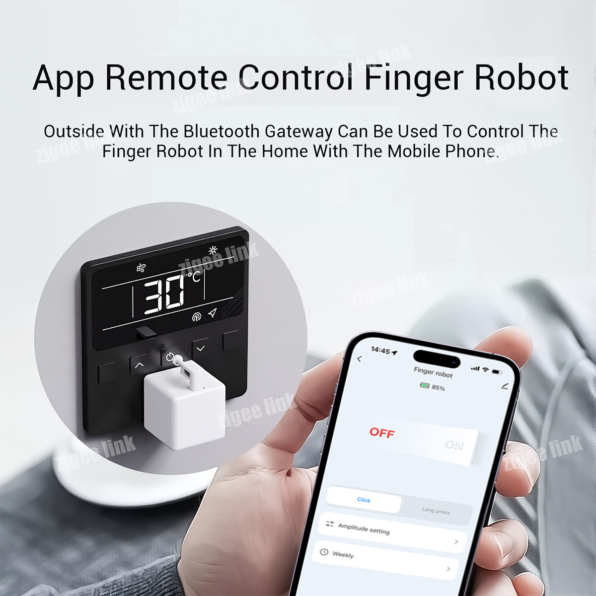 Bluetooth Akıllı Fingerbot Ana - Smart Curtain Robot Pusher incelemesi ve fiyatı