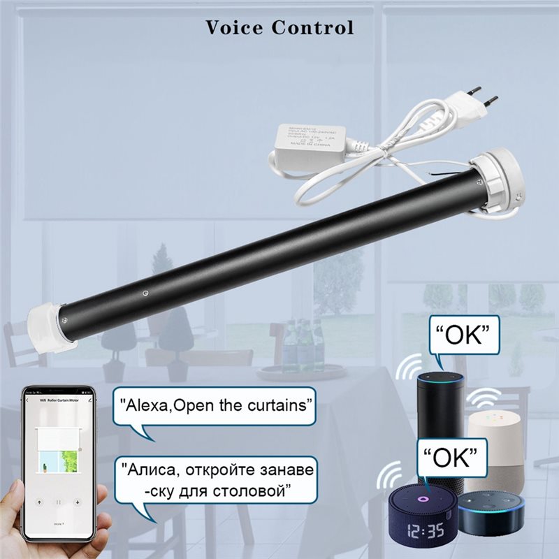 N91R – Sesle Kontrol Edilebile - Motorized Roller Blind Wifi incelemesi ve fiyatı