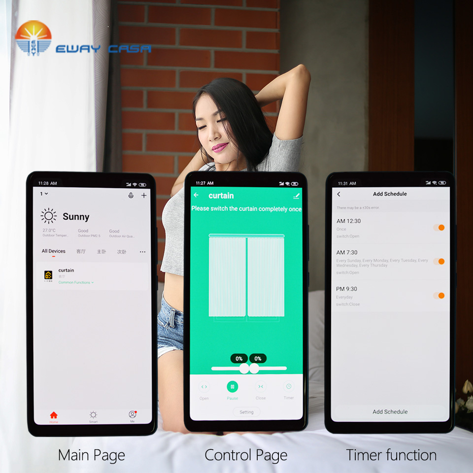 EWAY CASA Tuya WiFi ev akıllı  - Motorized Curtain Track Wifi incelemesi ve fiyatı