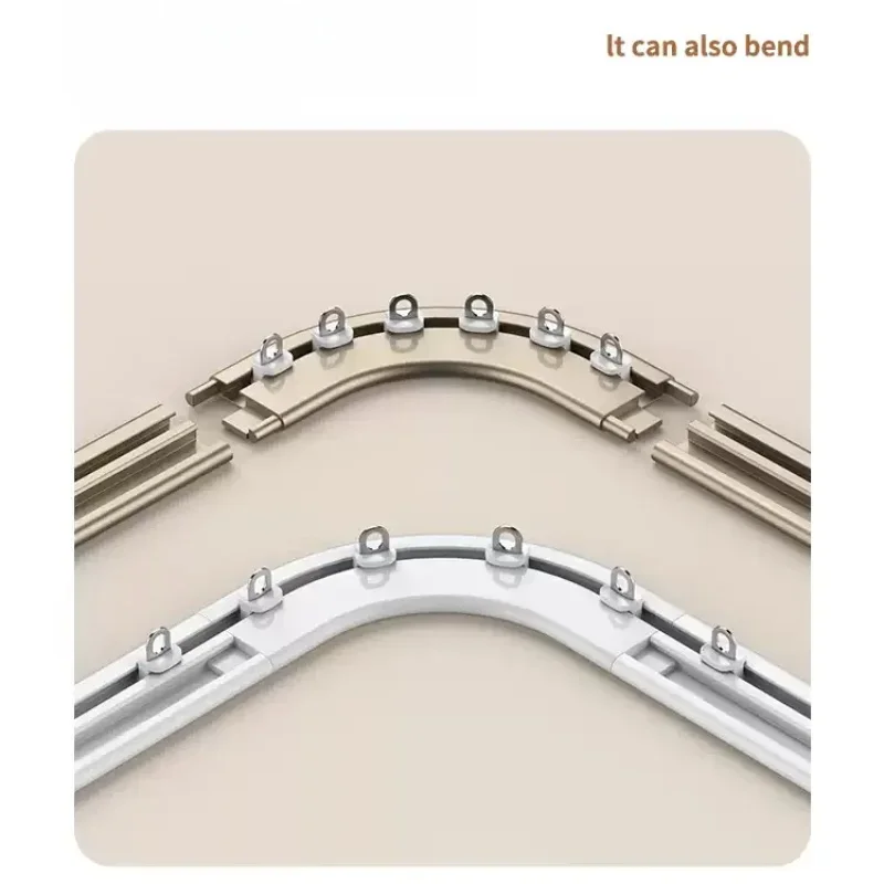6 mm Ultra İnce Perde Rayı, Te - Curtain Track Ceiling Mount Aluminum incelemesi ve fiyatı