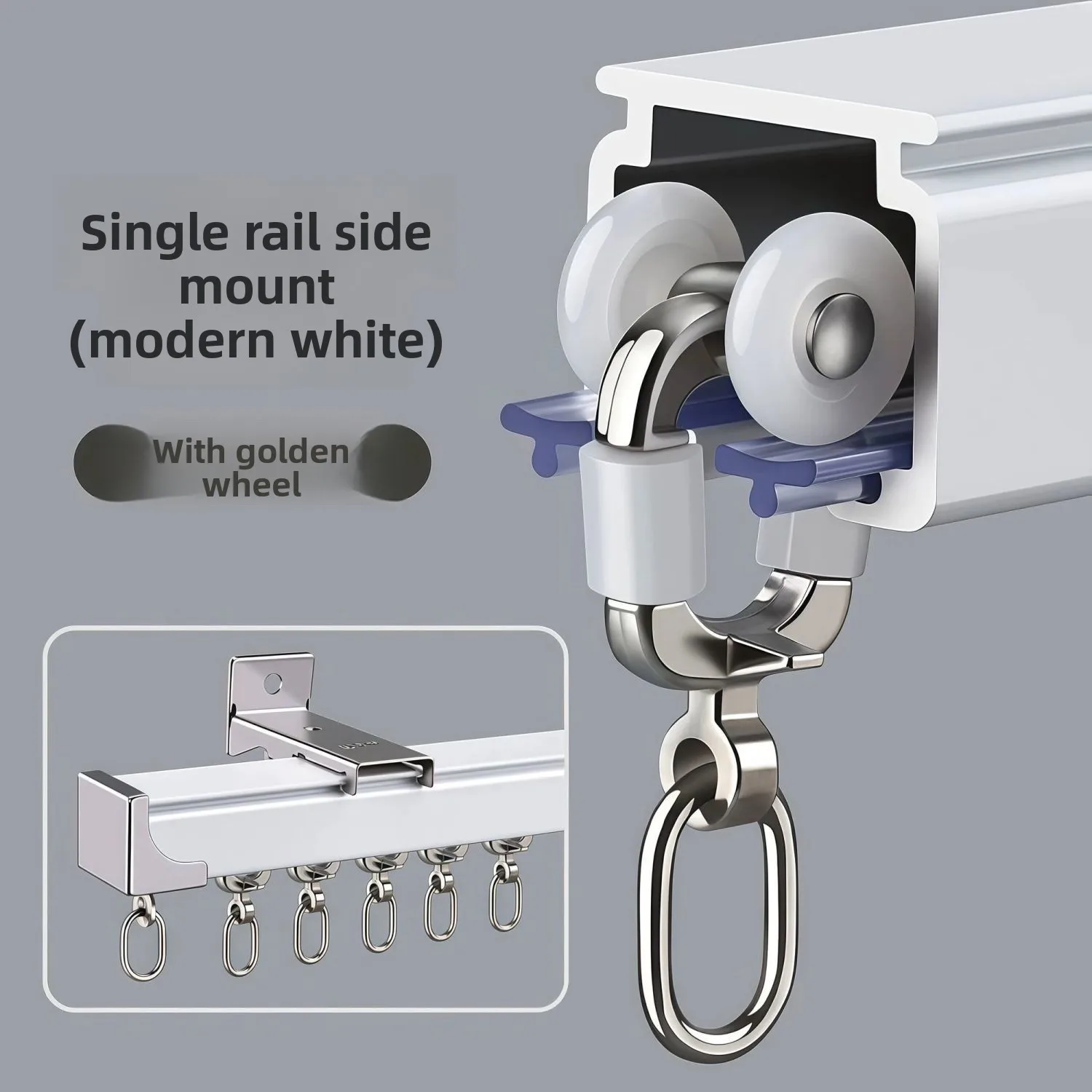 Kalınlaştırılmış Perde Rayı Te - Curtain Track Ceiling Mount Aluminum incelemesi ve fiyatı