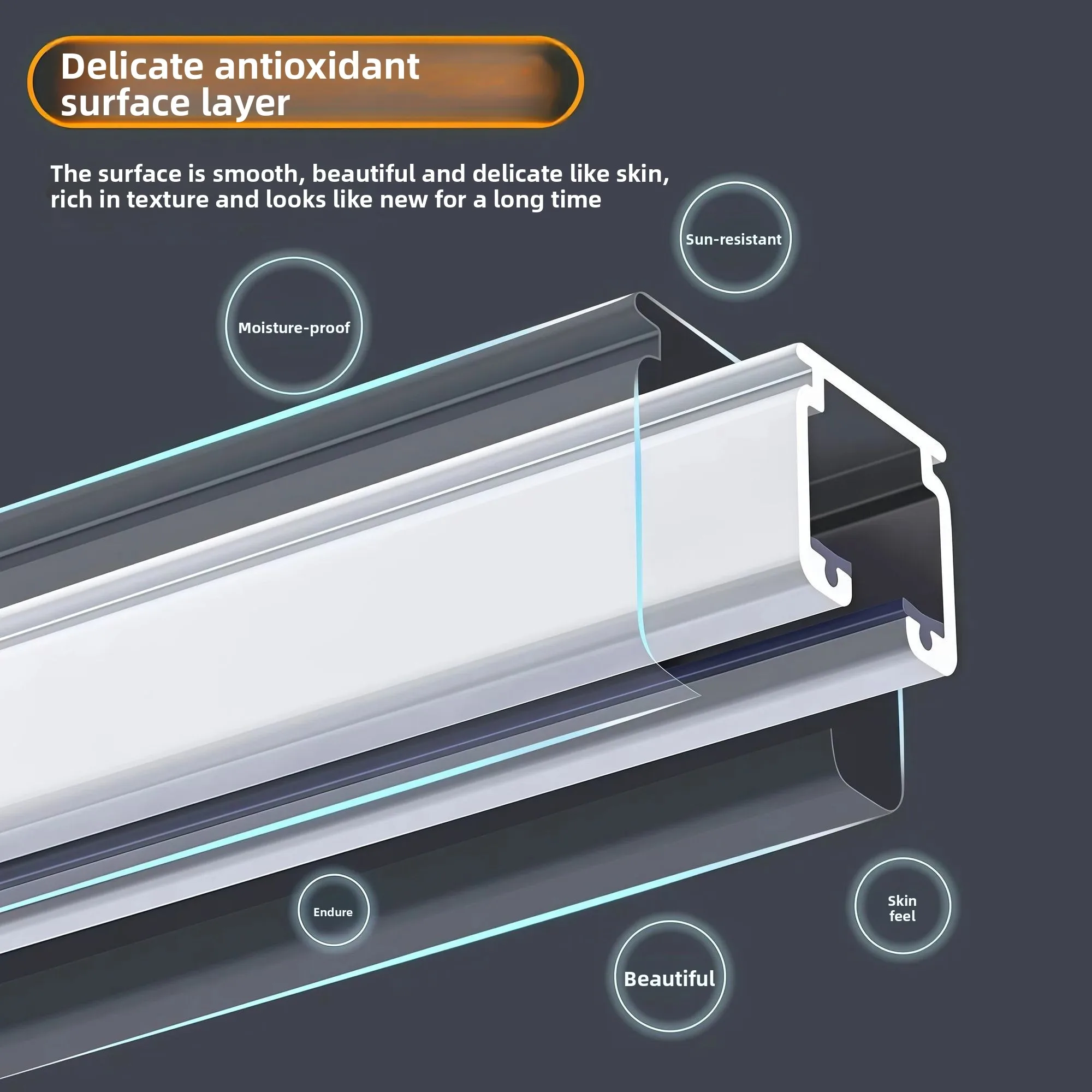Kalınlaştırılmış Perde Rayı Te - Curtain Track Ceiling Mount Aluminum incelemesi ve fiyatı