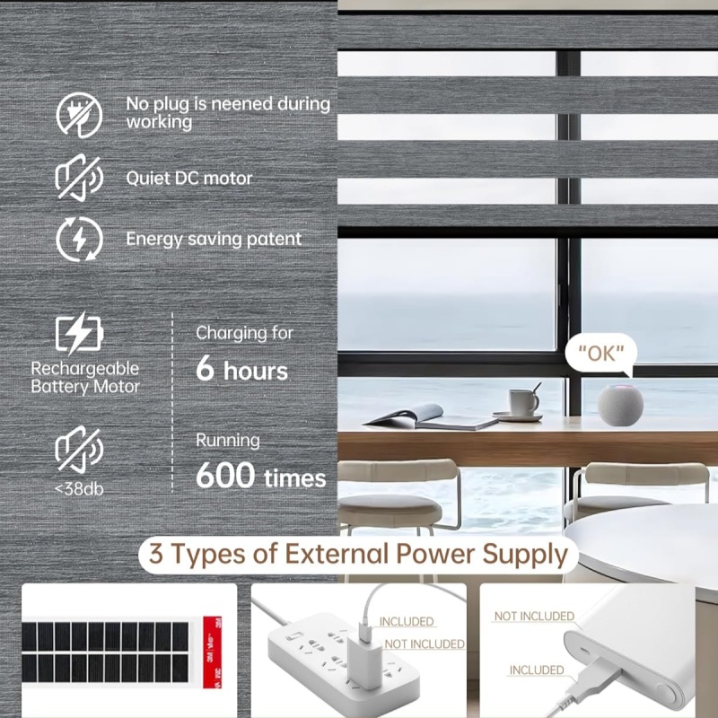 Yüksek Kalite100% Karartma Çif - Motorized Vertical Blind incelemesi ve fiyatı