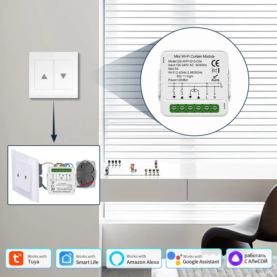 Tuya Akıllı ZigBee/WiFi Perde  - Smart Curtain Motor Tuya App incelemesi ve fiyatı