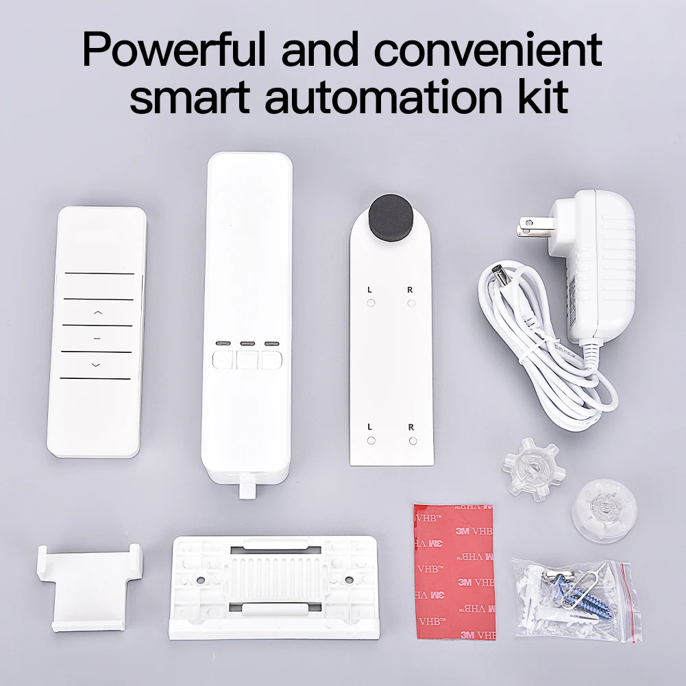 Tuya Akıllı Ev WiFi zigbee Uza - Curtain Motor With Remote Solar incelemesi ve fiyatı