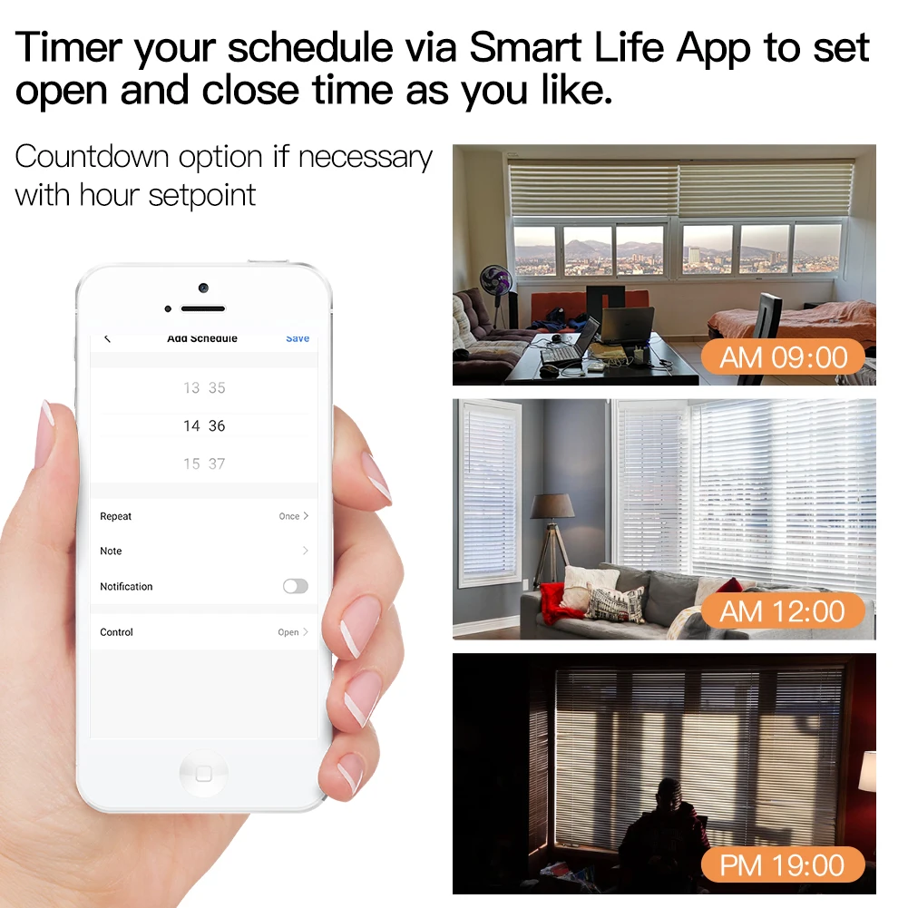Tuya Akıllı Ev WiFi zigbee Uza - Curtain Motor With Remote Solar incelemesi ve fiyatı