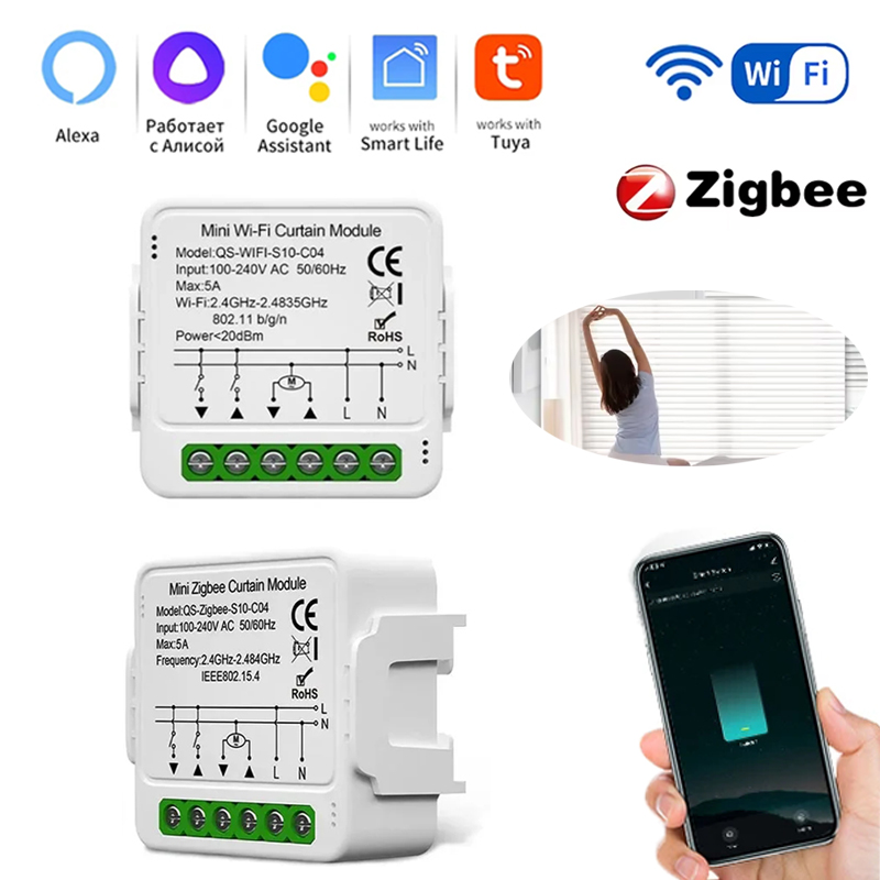 Tuya Smart ZigBee/WiFi Perde A - Motorized Roller Blind Wifi incelemesi ve fiyatı