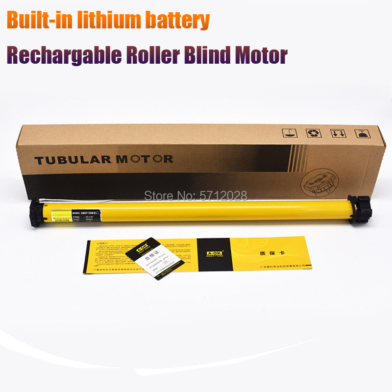 Dahili lityum pil ile A-OK şar - Electric Blind Motor Rechargeable incelemesi ve fiyatı
