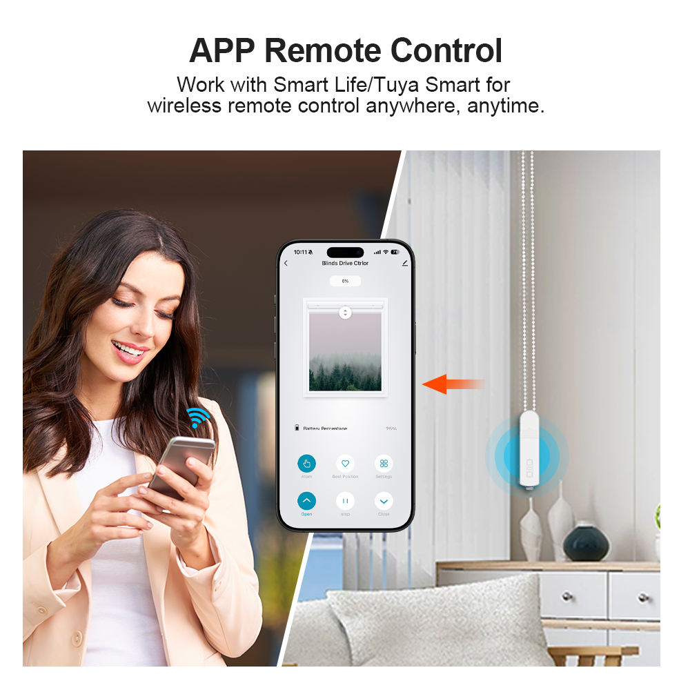 MANHOT WiFi Akıllı Stor Perde  - Electric Blind Motor Rechargeable incelemesi ve fiyatı