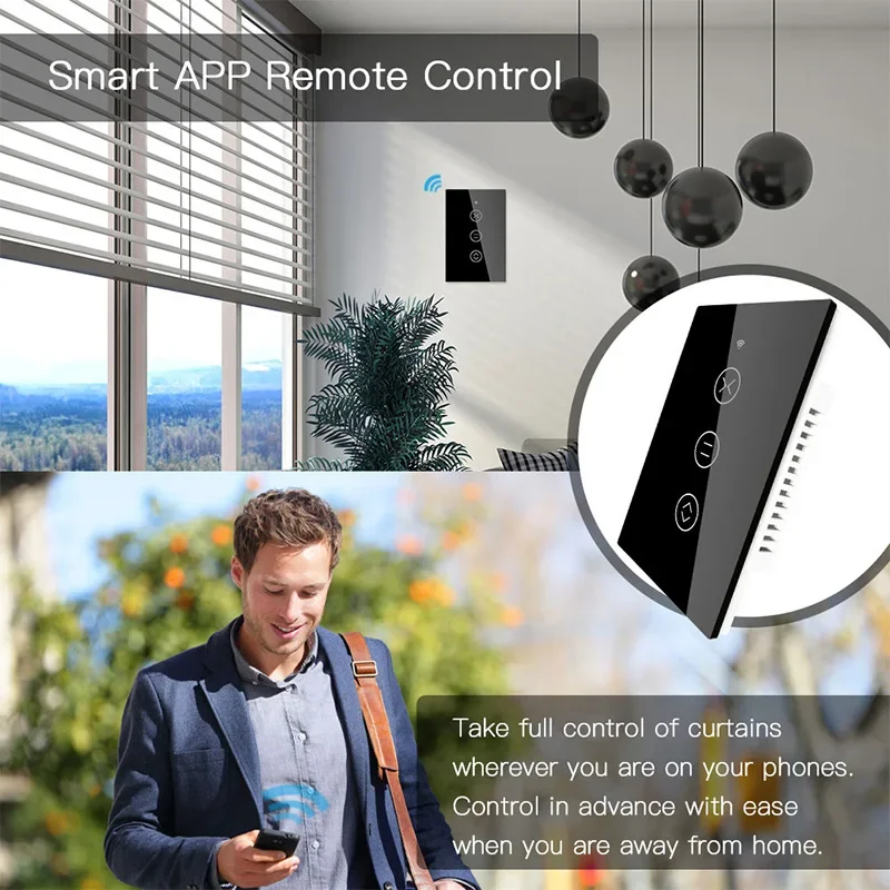 Wifi RF433 Dokunmatik Akıllı P - Motorized Roller Blind Wifi incelemesi ve fiyatı