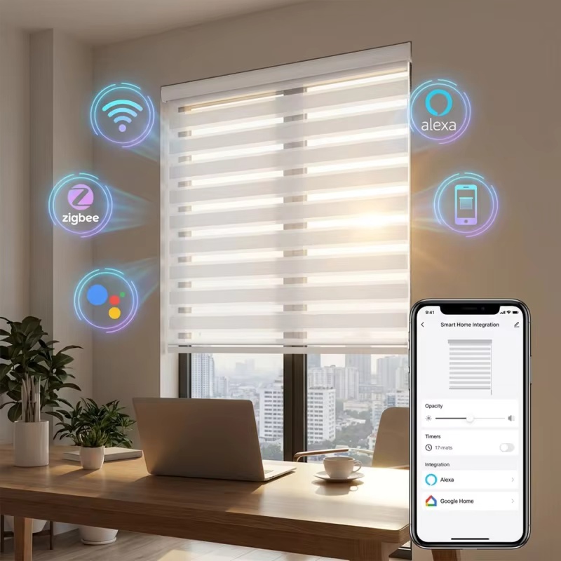 Özel Motorlu Zebra Perde Güneş - Electric Blind Motor Rechargeable incelemesi ve fiyatı